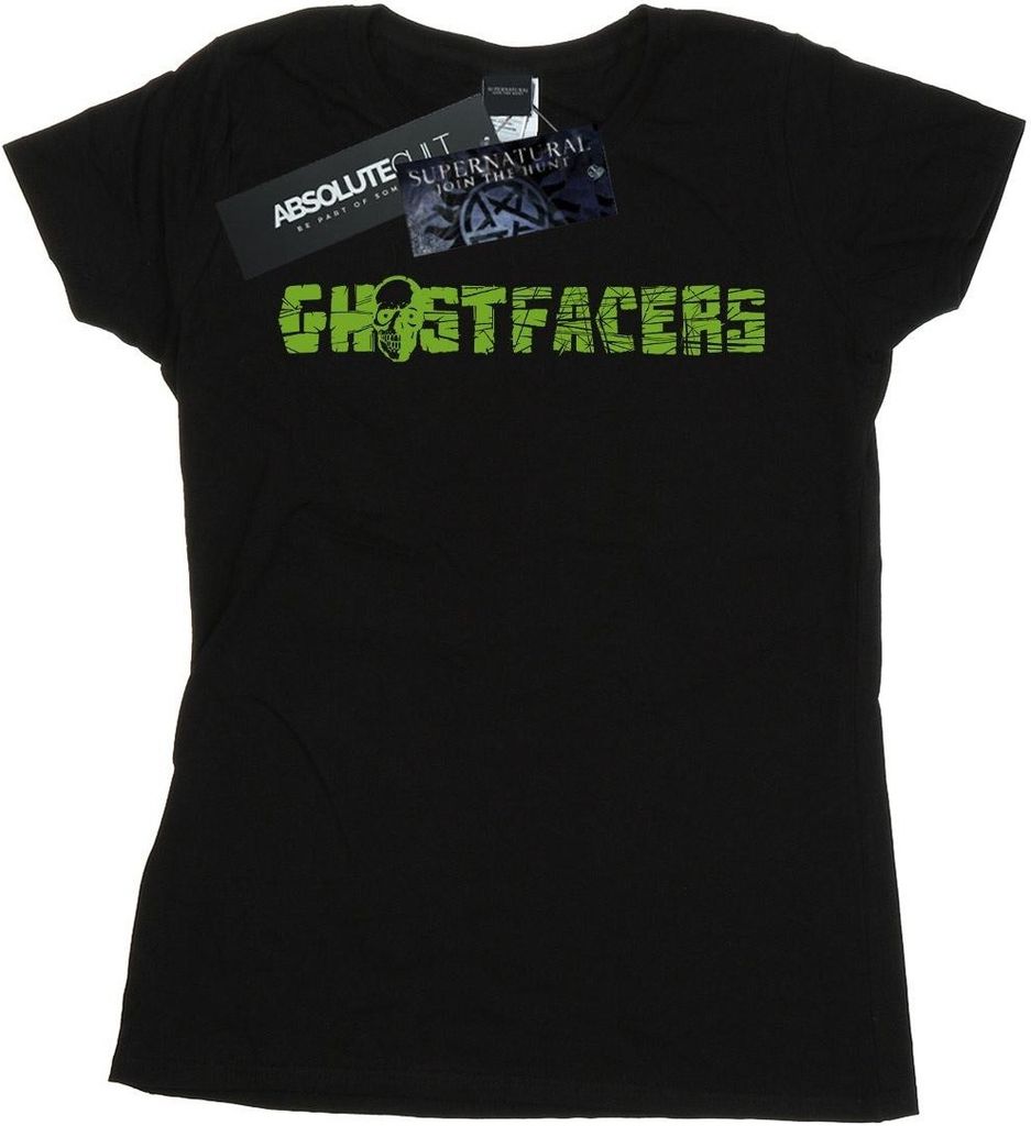 Supernatural - "Ghostfacers" T-Shirt für Damen BI40610 (L) (Schwarz)