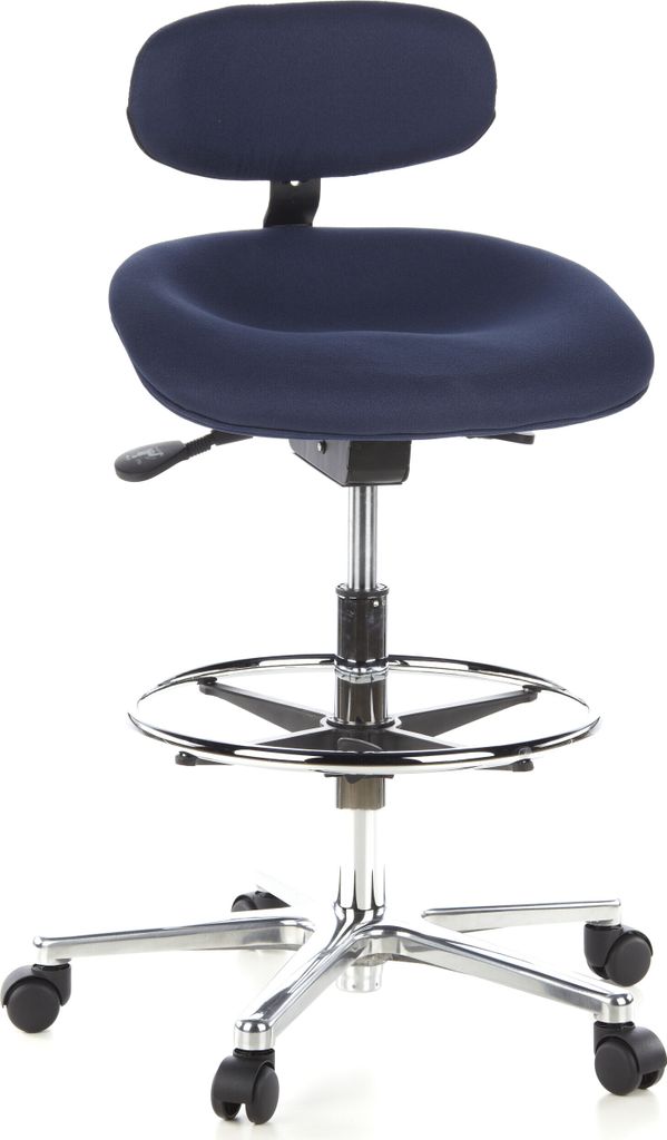 hjh OFFICE Counterstuhl WORK MF Arbeitsstuhl ohne Armlehnen Stoff