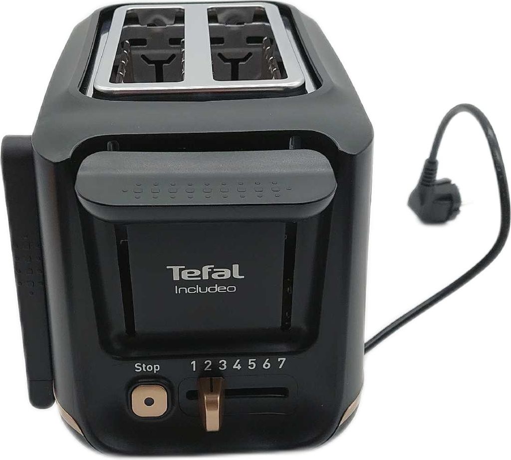 Tefal Incluedo TT5338, 2 Scheibe(n), Schwarz, 850 W, 850 W, Produktbild 