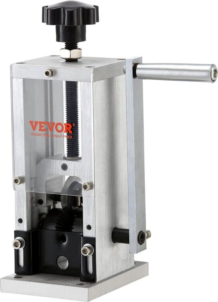 Manual Wire Stripping Machine, 0.06''-1.18'' Copper Stripper with Hand Crank or Drill Powered, Visible Stripping Depth Reference, Portable Aluminum...