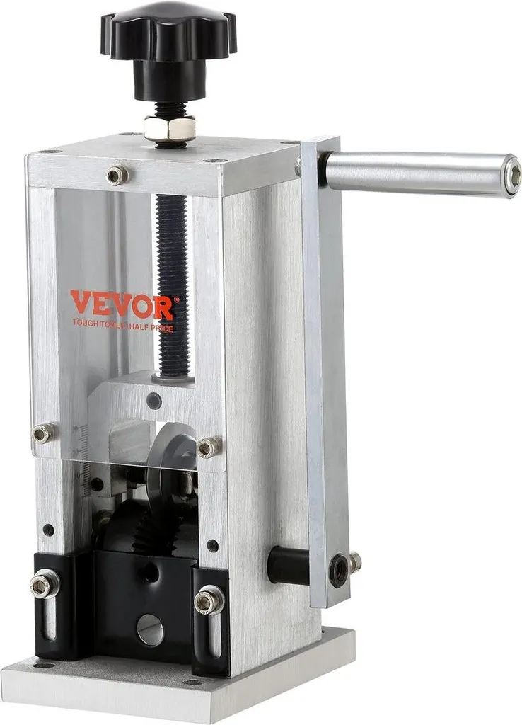 Machine à dénuder le cuivre avec profondeur visible et cadre aluminium