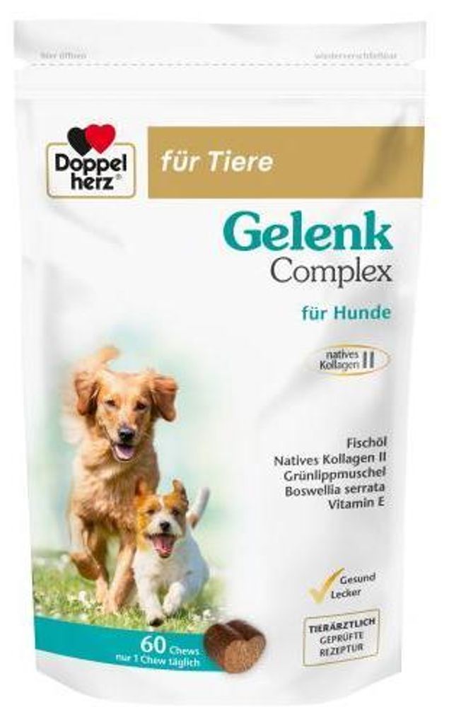 DOPPELHERZ für Tiere Gelenk Complex Chews f.Hunde Produktbild 