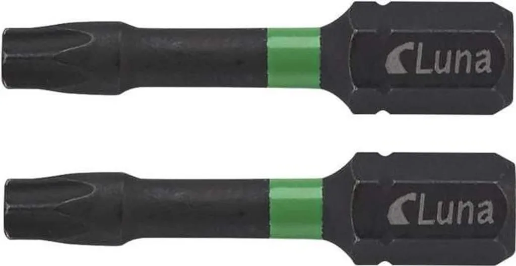 Tipo di torsione TX25 IMPACT 32 mm (2 pezzi) Luna