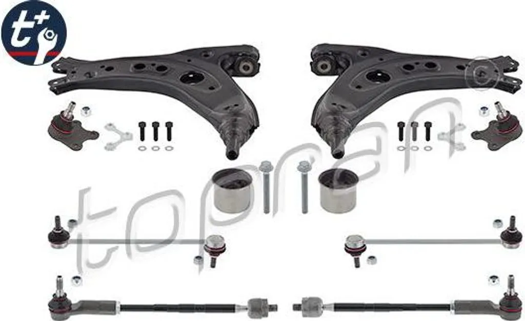 Kit triangle de suspension avant pour Skoda Fabia et Roomster 6Q0498KIT01