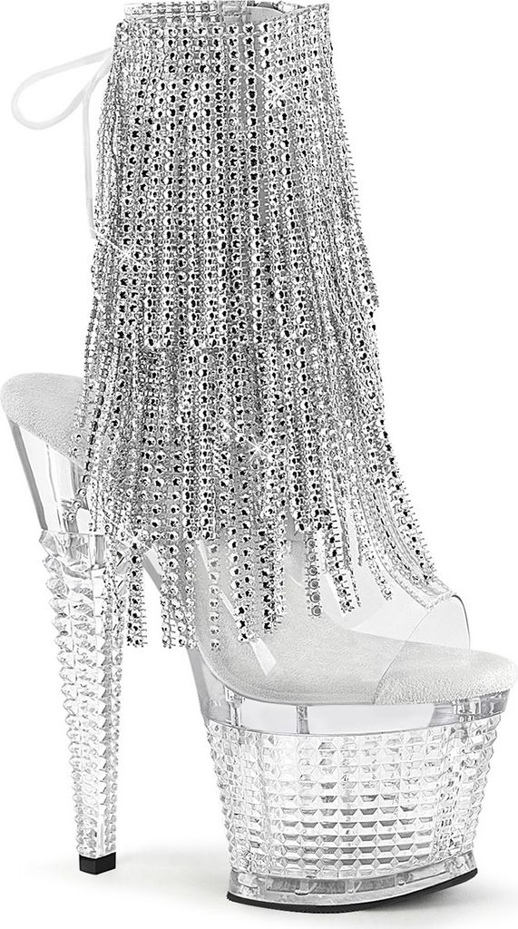 SPECTATOR-1017RSF Damen Boots von Pleaser, Transparent Produktbild 