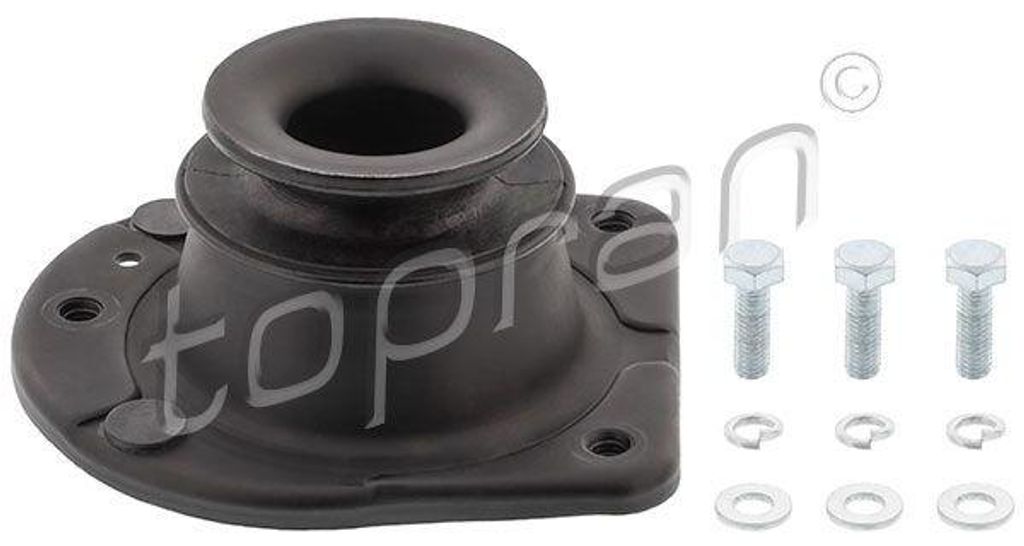 TOPRAN 601 867 Federbeinstützlager Vorne Links für FIAT Doblo Cargo (223) Doblo Kombi (119, 223) Strada Pickup (178) Strada Pickup (278) PALIO We...