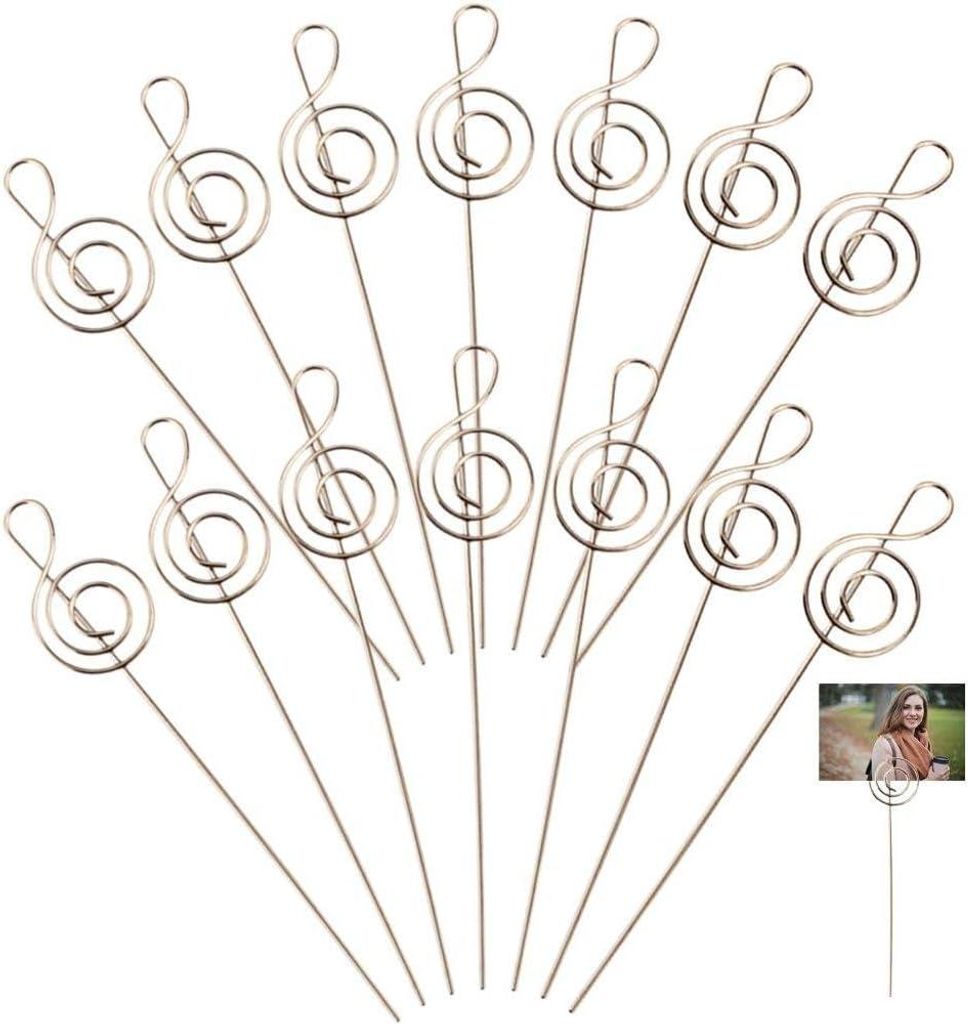 50 fotorealistische Halter in Form von Musikstücken – Notizclips für Geburtstage und das Büro