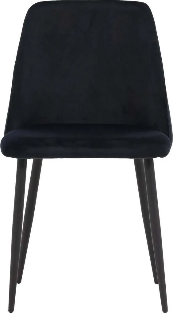 Chaise de salle à manger noire pour table moderne confort optimisé - 2