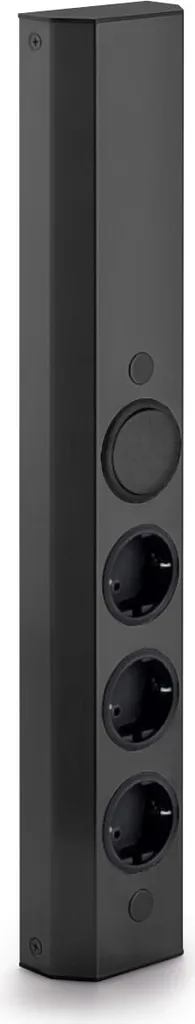 Elemento Presa STS 3061 Nero con Interruttore: Qualità Professionale - 2