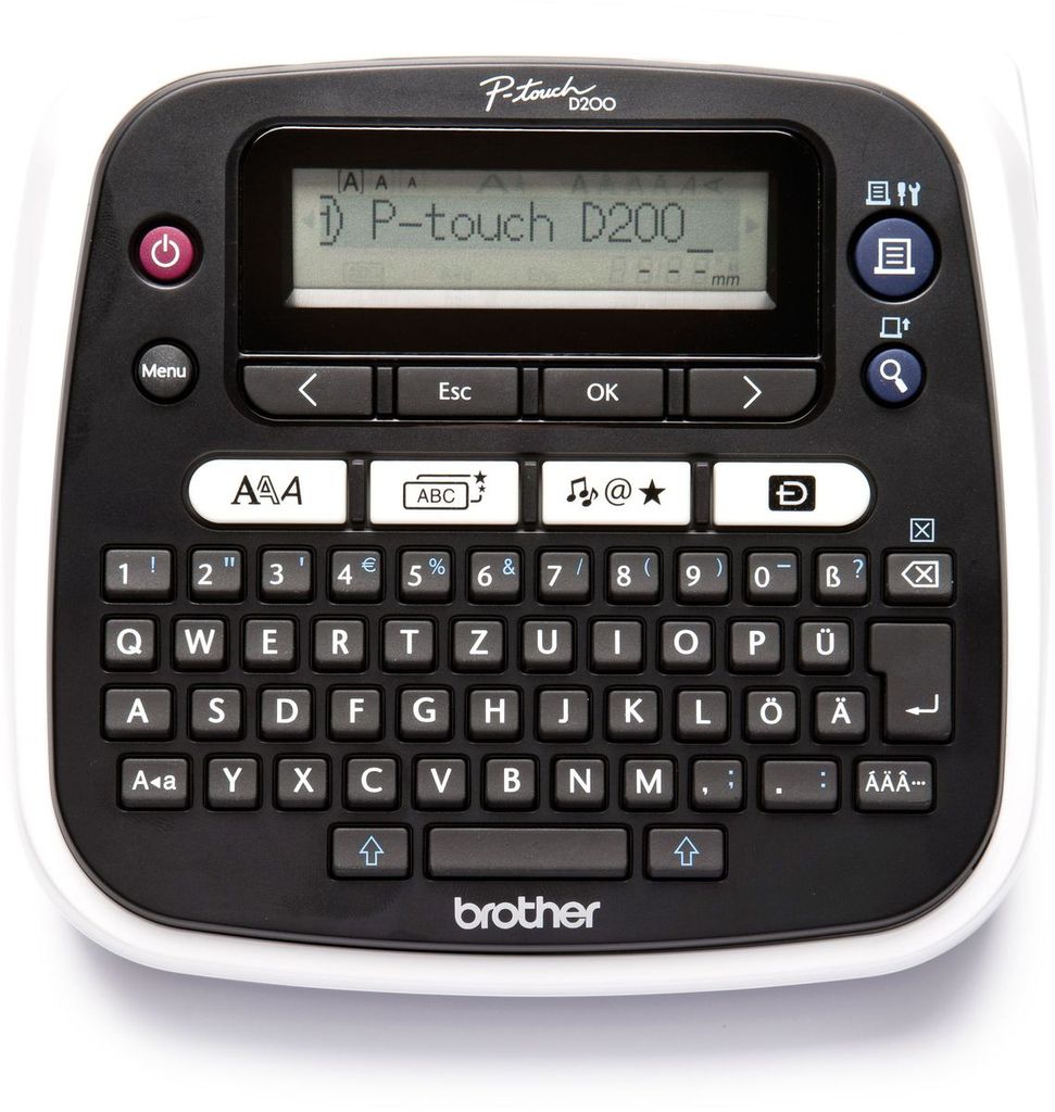 Brother P-touch D200BW Desktop Beschriftungsgerät Produktbild 