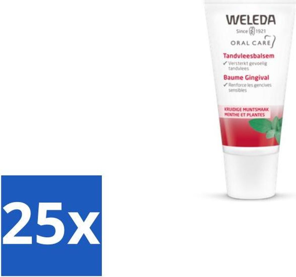 WELEDA - Zahnfleischbalsam - 30 ml - Vorteilspack - 25 Stücke