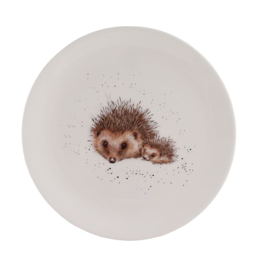 Wrendale Designs Porzellan Kuchen-Teller Igel-Mama ca. 20,5 cm D