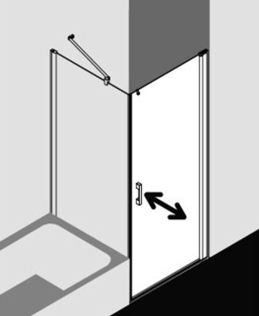 Kermi PE1KR07818VNK Pendeltür Pega 1KR 0780x