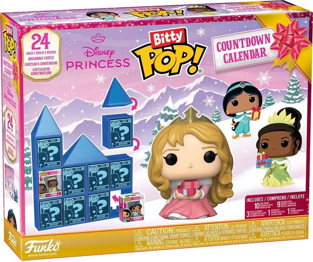Funko Pop! Bitty Pop Kalendarz Adwentowy Księżniczki Disney Immagine del prodotto 