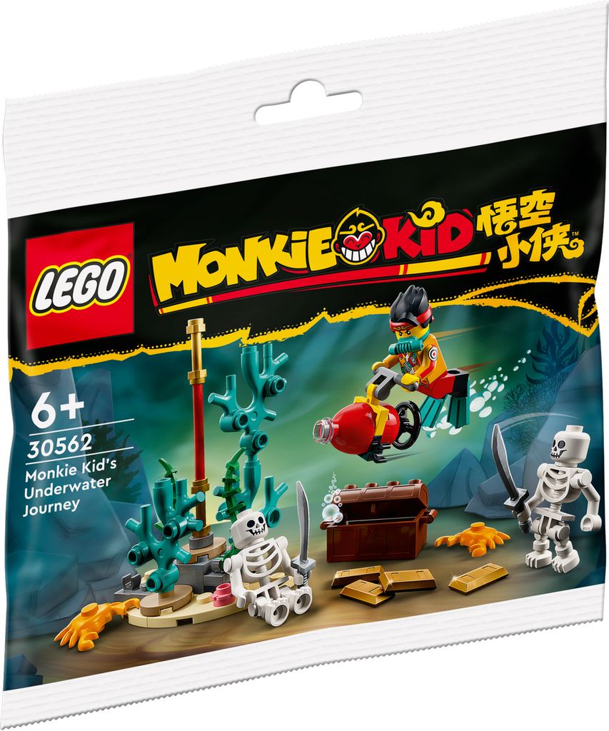 LEGO Monkie Kid Underwater Journey 30562, Bausatz, 6 Jahr(e), Kunststoff, 57 Stück(e)