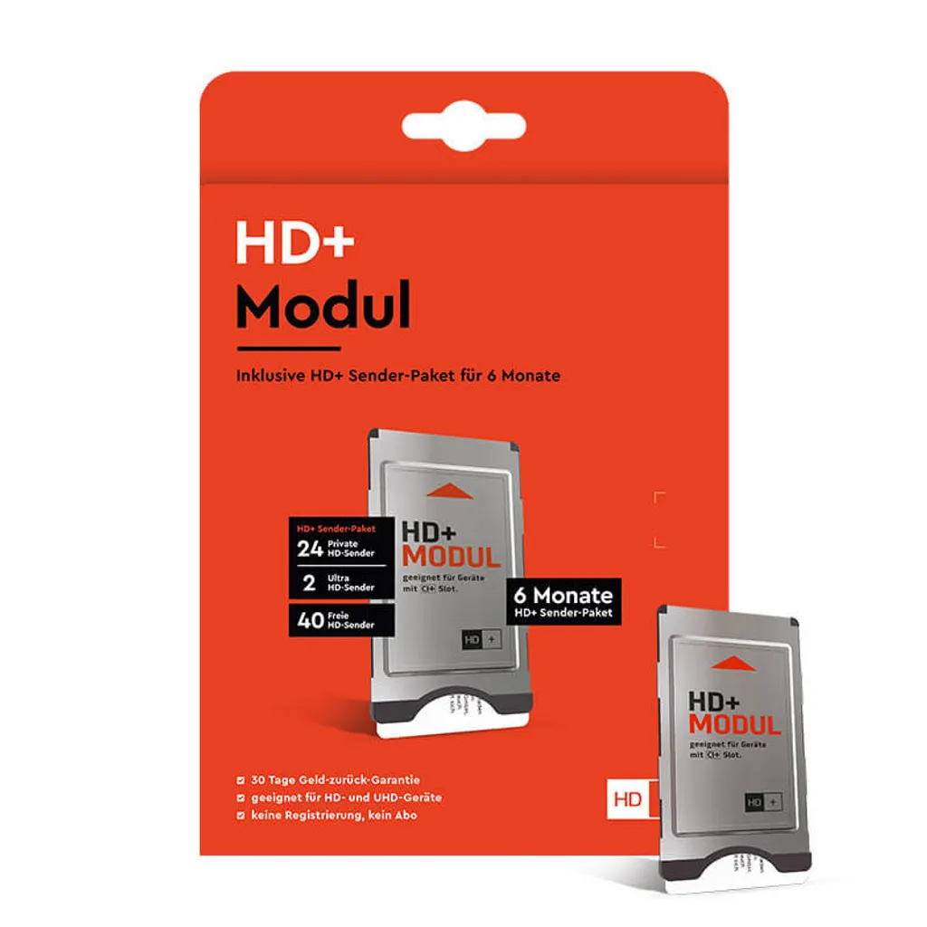 Module Satellite HD Plus avec 6 Mois Offerts pour TV Compatible CI Plus