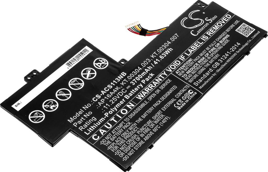 Batteria Ricambio Acer Cloudbook 11 AO1-132 | TECHTEK 11.25V 3700mAh