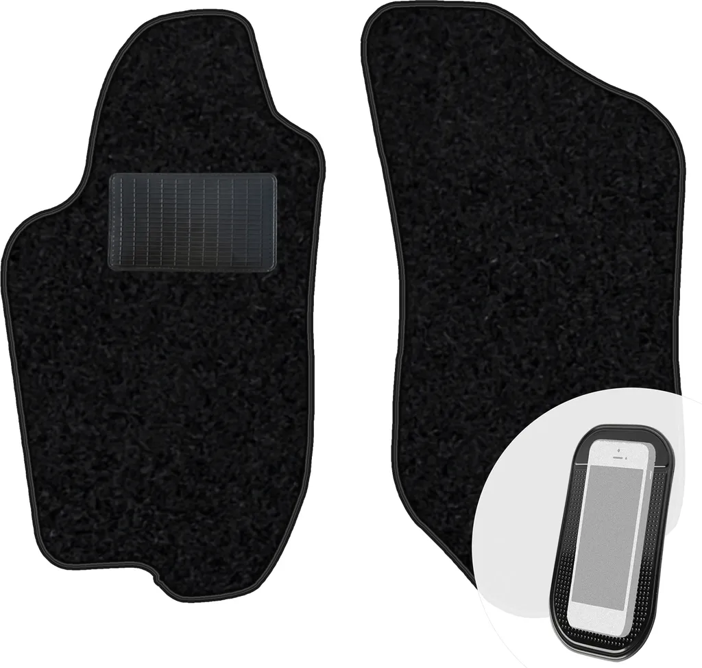 Tappeti moto-MOLTICO Alfa Romeo 146 (94-01) Velours Nero 2 Pezzi