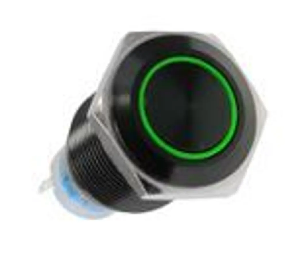 Bouton d'alimentation PC 22mm pour modding Lamptron SW1913L-H LED Blanche