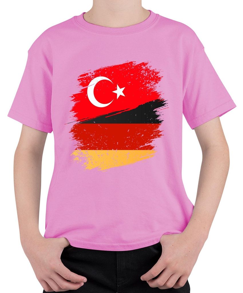 Türkische Deutsche Flagge Türkei Deutschland Fußball Fan Produktbild 