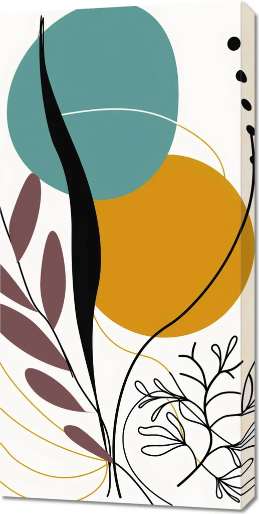 Quadro Tela 50x100 Risveglio Acquerello - Stampa Alta Qualità Prezzo