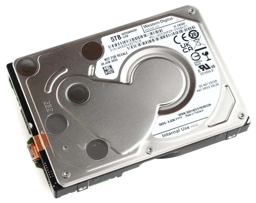 Disque dur Western Digital WD50NMZM 5 To USB-C - Stockage Externe Fiable