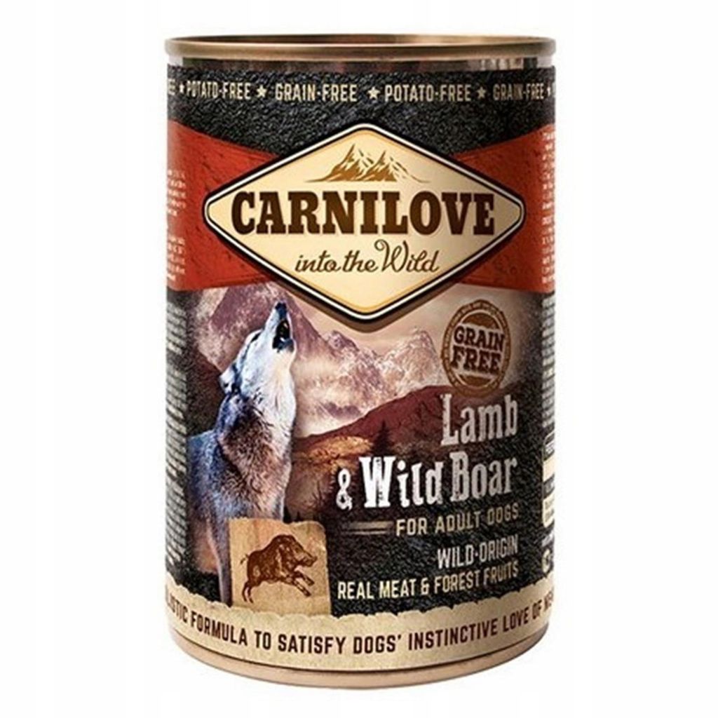 Carnilove Dog Dose - Adult - Lamb & Wild Boar 400g