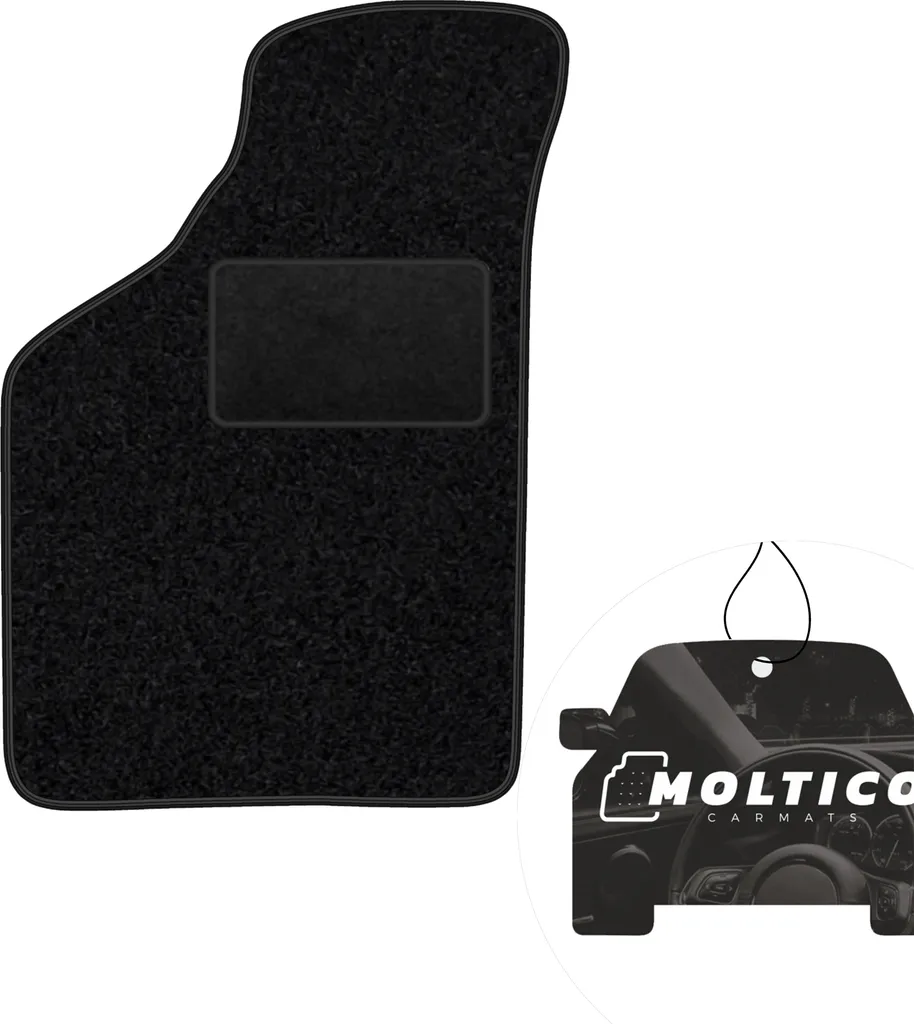 Tappetino Guida Renault Twingo 1 1993-2007 in Velours Nero moto-MOLTICO