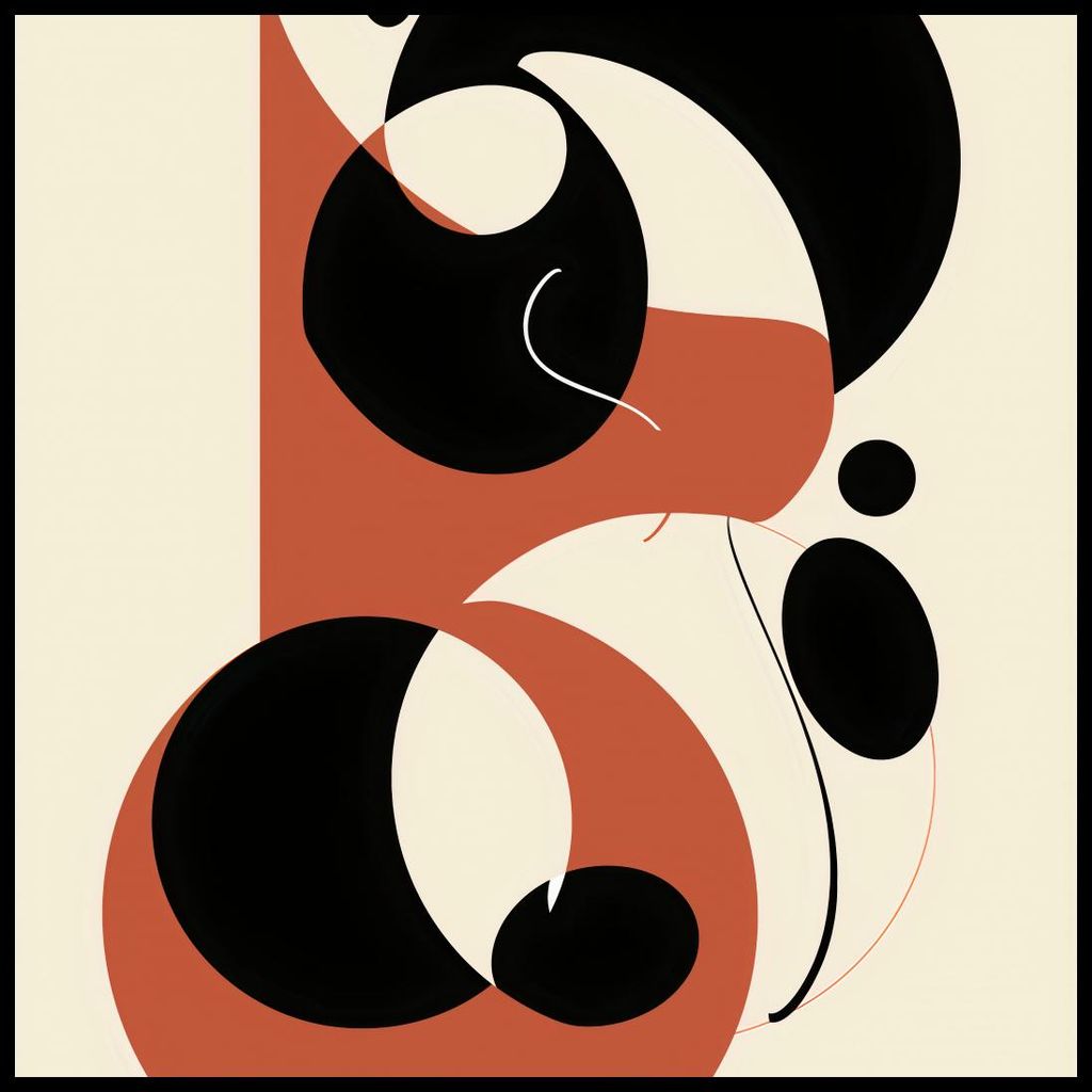 Plakat 70x70cm Harmonie der Wahl