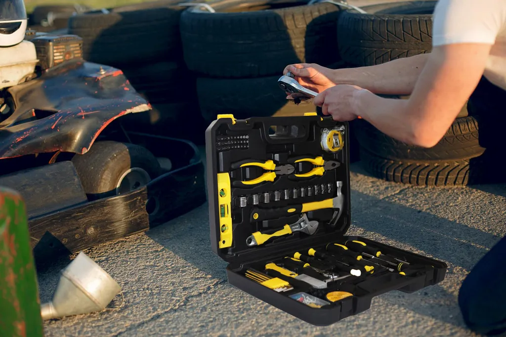 Coffret à outils 111 pièces polyvalent avec cliquet et douilles de précision - 7