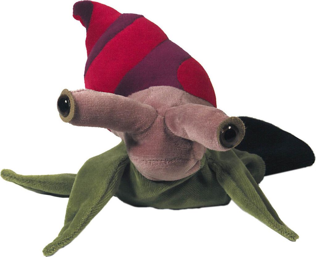 Beleduc Handpuppe Schnecke - Puppentheater Kuscheltier Spielzeug