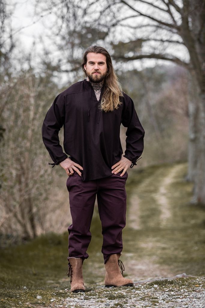 Mittelalterhemd Braun "Bartholomeus" XL Produktbild 