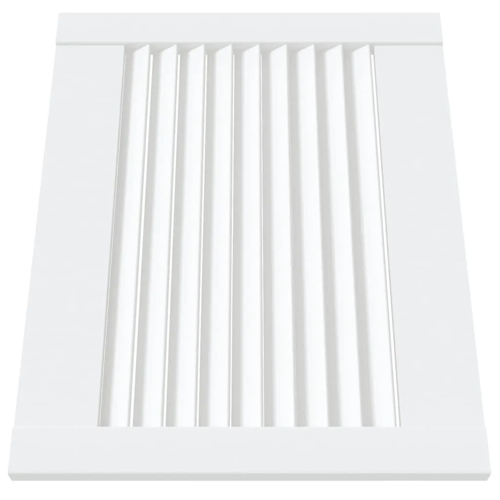 Anta per Mobile Bianca 39,5x49,4 cm Legno Pino Doghe Hommie - 3