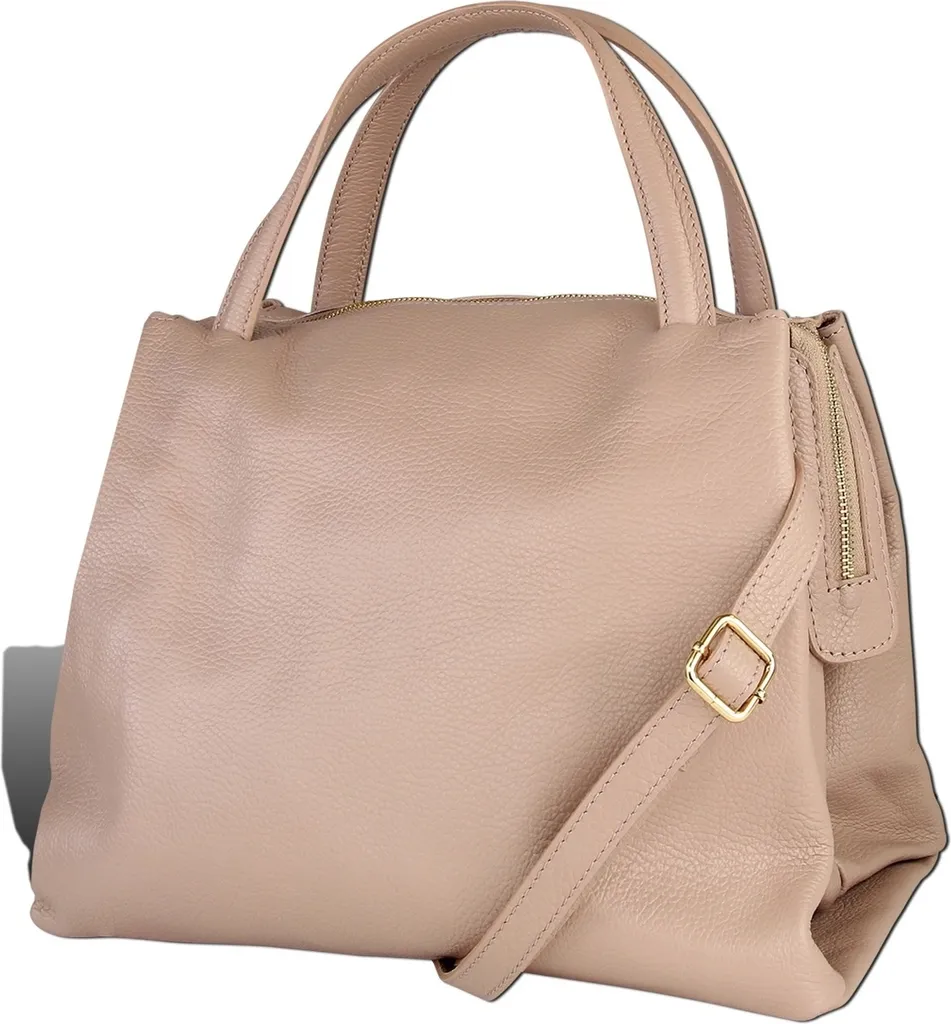 Sac Porté Épaule Rose Toscanto Chic avec Grand Volume de Rangement