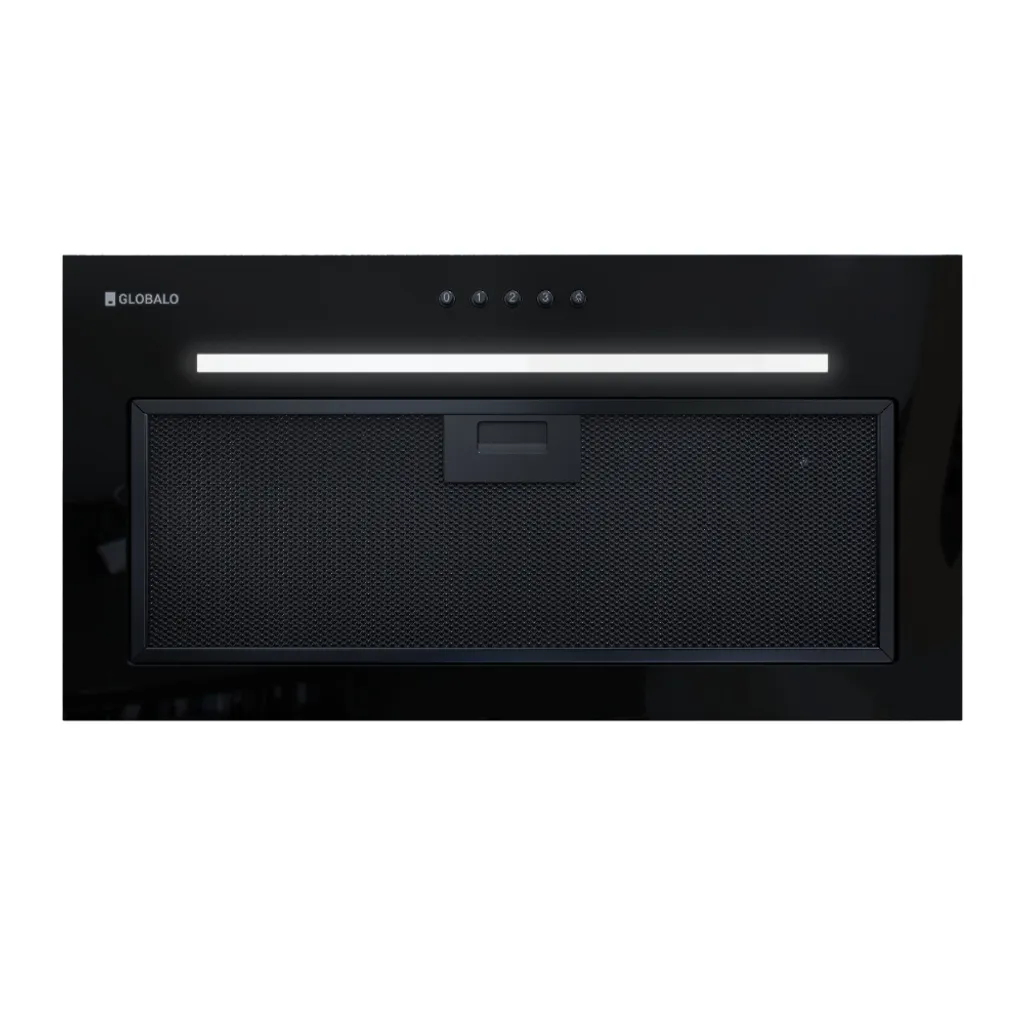Hotte de cabine Globalo Latapio 60.1 Black anti-odeur et silencieuse