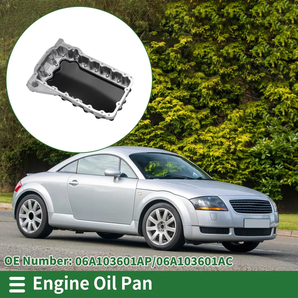 Carter d'Huile en Aluminium Robuste pour Audi TT 1.8T Montage Direct