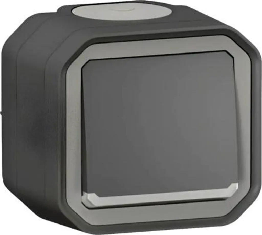 Legrand Plexo New 069736L Interrupteur Va-et-vient Saillie Anthracite IP55