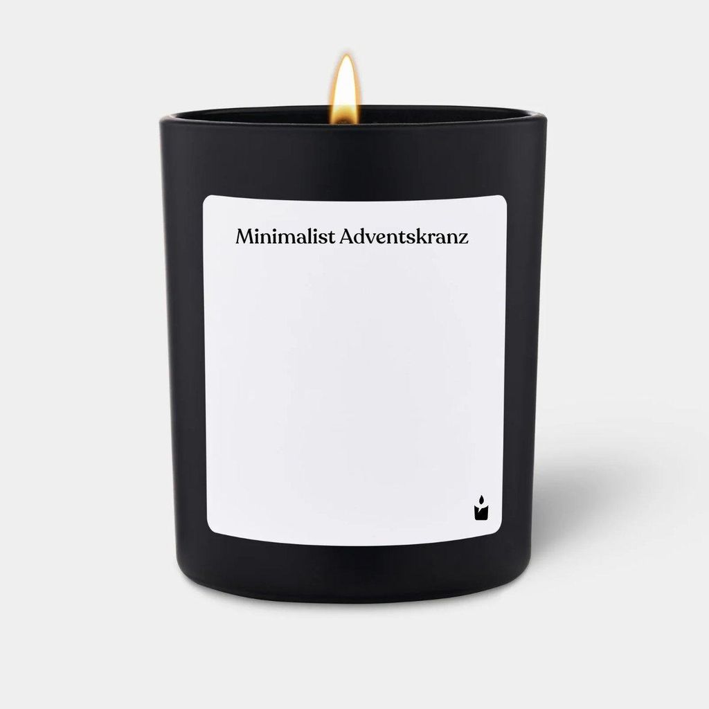 ChattyCandles Duftkerze Woody Minimalist Adventskranz
