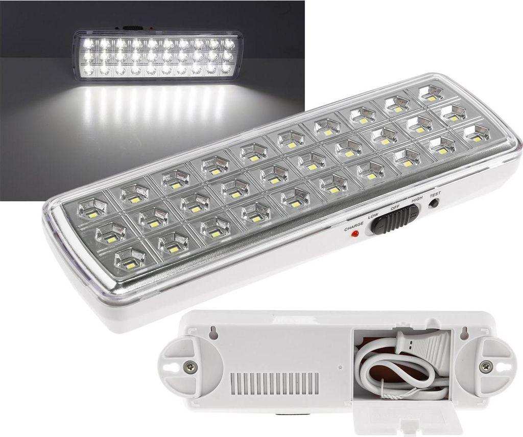 LED Notleuchte CTNL-30 SMD 205x65x30mm Lithium Akku Produktbild 