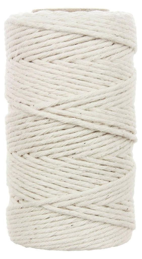 Cordoncino di cotone 2 mm bianco 100g 50m Immagine del prodotto 
