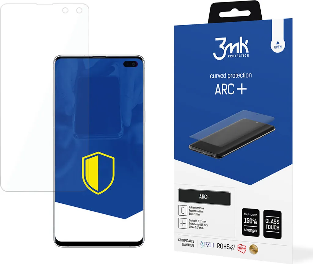 Protezione Display 3mk Arc+ Samsung Galaxy S10 5G - Invisibile e Forte