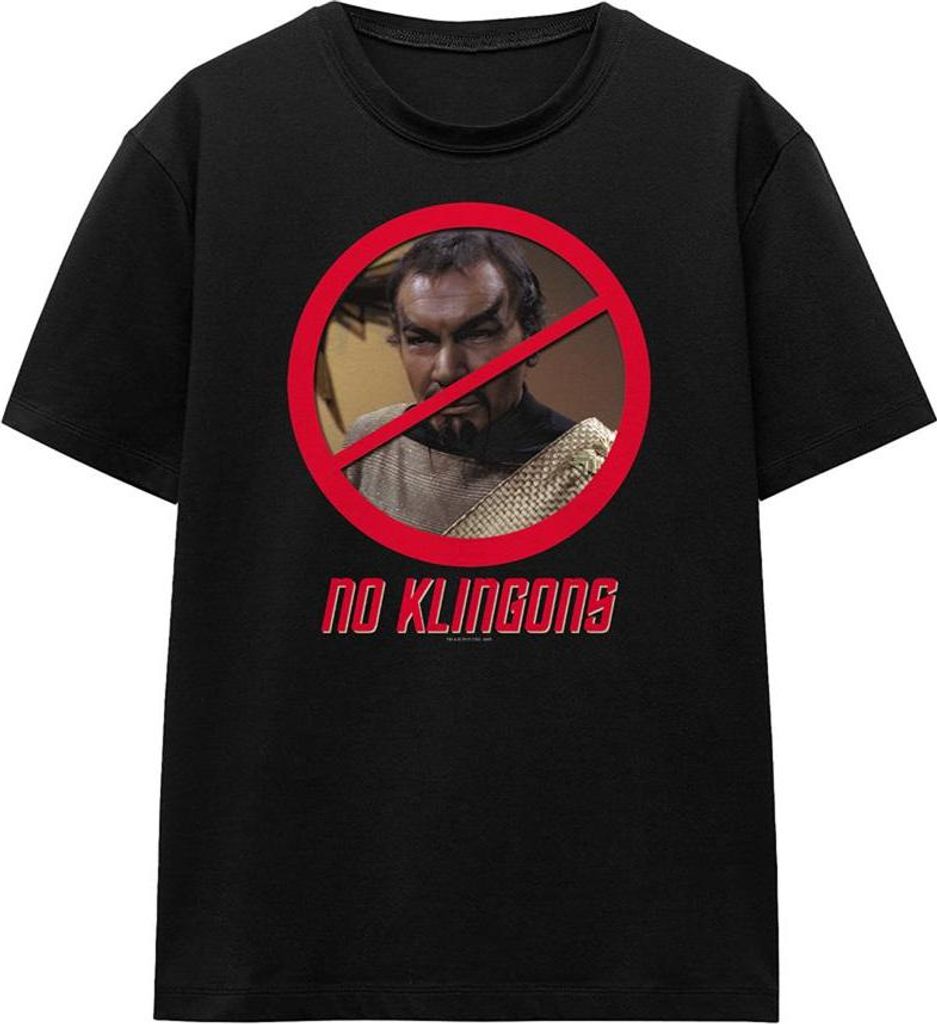 Star Trek - "No Klingons" T-Shirt für Damen TV27675 (XXL) (Schwarz)