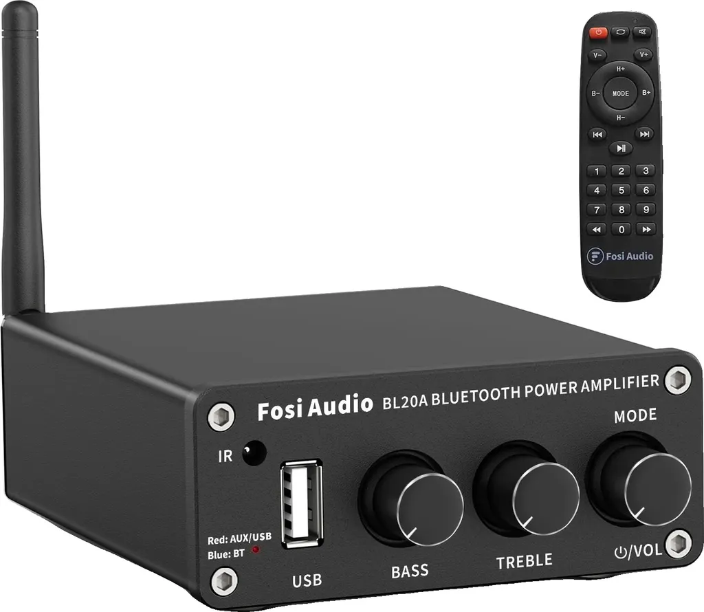 Ampli audio stéréo Bluetooth 100W BL20A pour système Hi-Fi maison