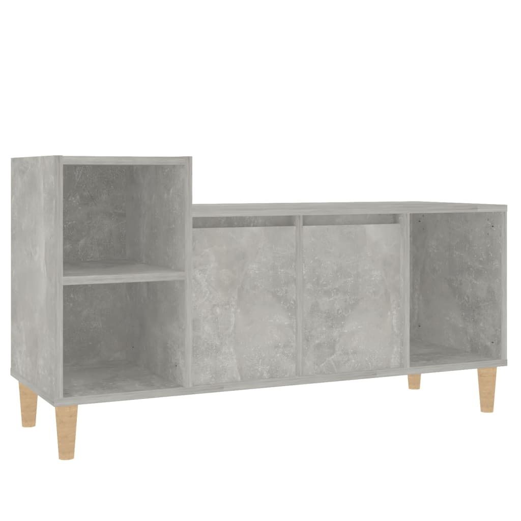 vidaXL TV-Schrank Betongrau 100x35x55 cm Holzwerkstoff