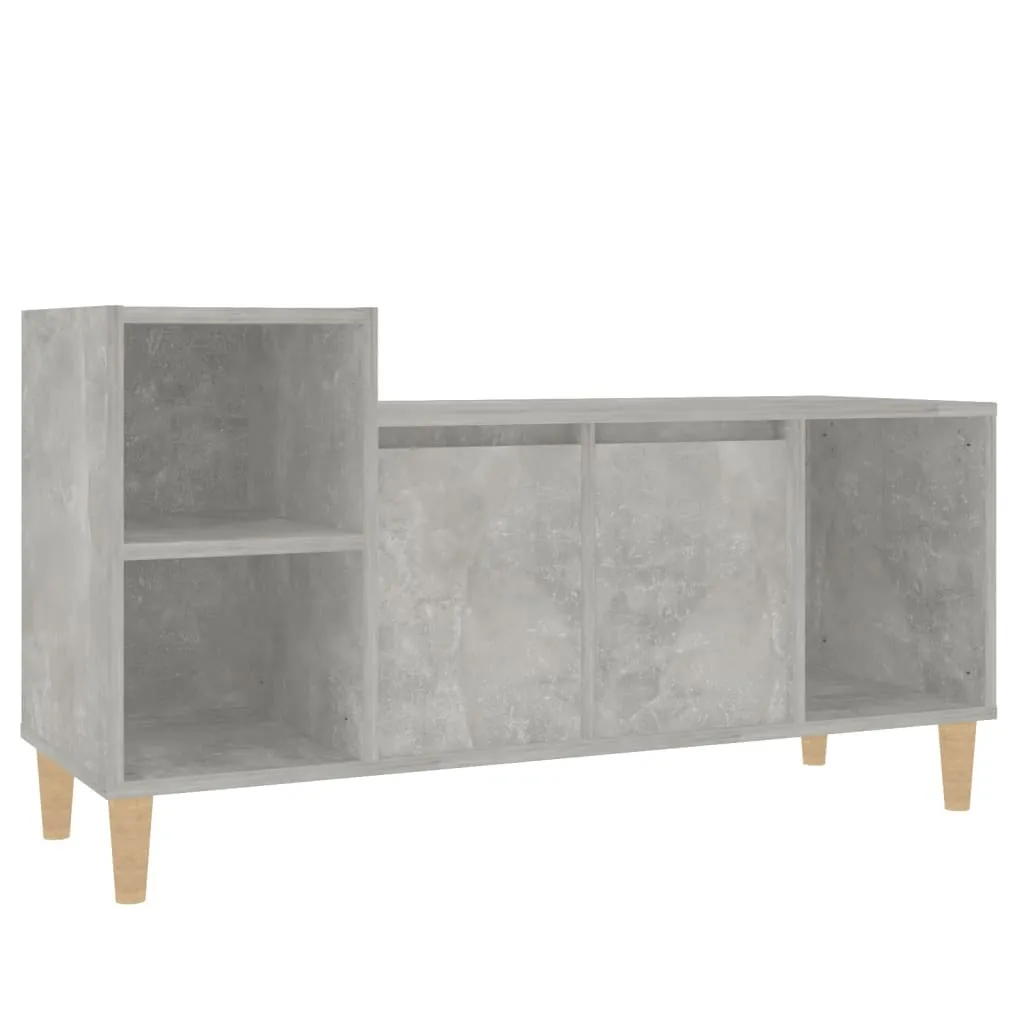 Mobile TV Industriale Grigio Cemento 100cm SYFAX Multistrato