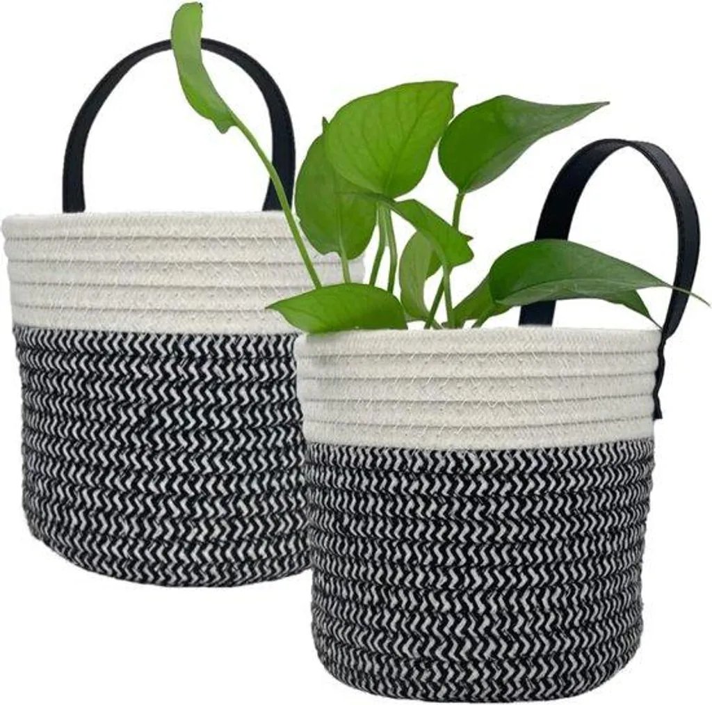 Filet à provisions extensible coton et cuir - 2 sacs solides et chics