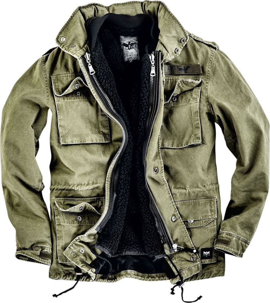 Black Premium by EMP Herren oliv-grüne Jacke mit Innenjacke Produktbild 