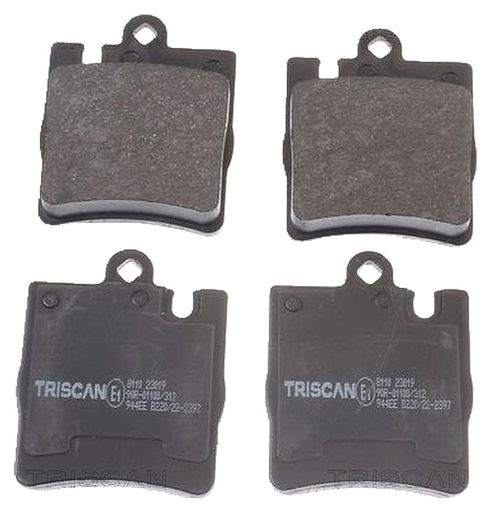 Bremsbelagsatz Scheiben 15,3 mm TRISCAN IAM-Expertise für u.a. MB E-KLASSE