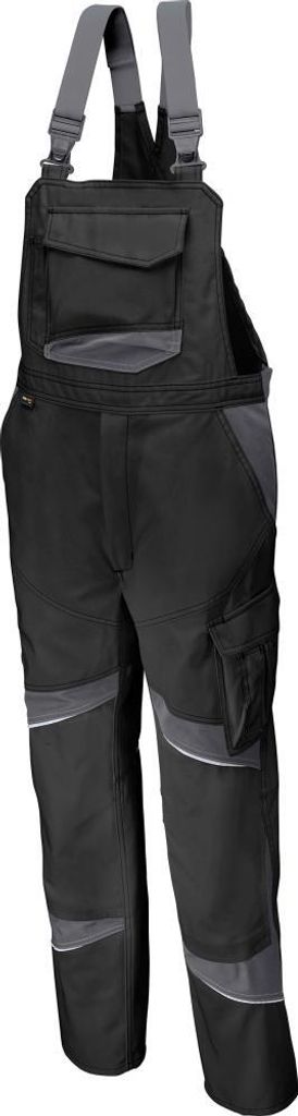 KÜBLER ACTIVIQ Latzhose schwarz/anthrazit 3250 5365-9997-54