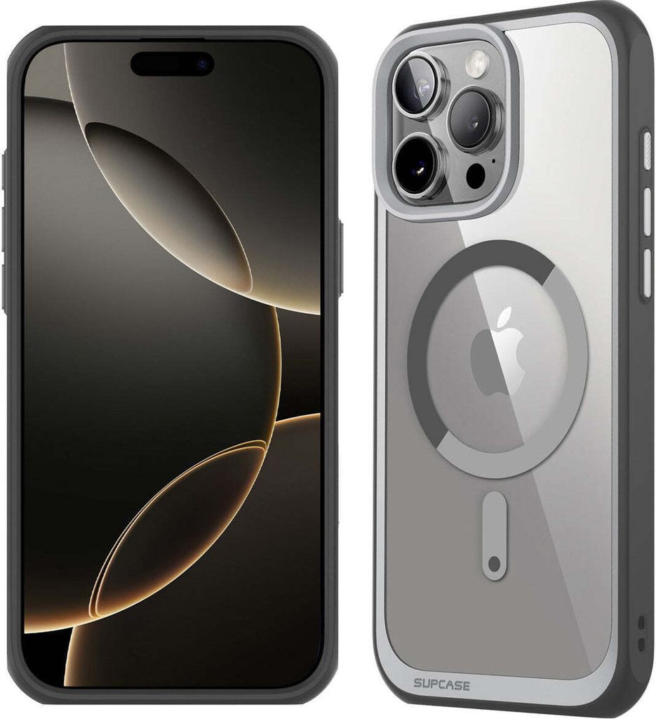 Supcase UB Mag Case mit MagSafe für iPhone 16 Pro Max - Grau